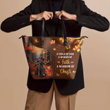 "Warrior" Leather Tote Bag