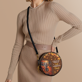 "Warrior" Circle Crossbody Bag