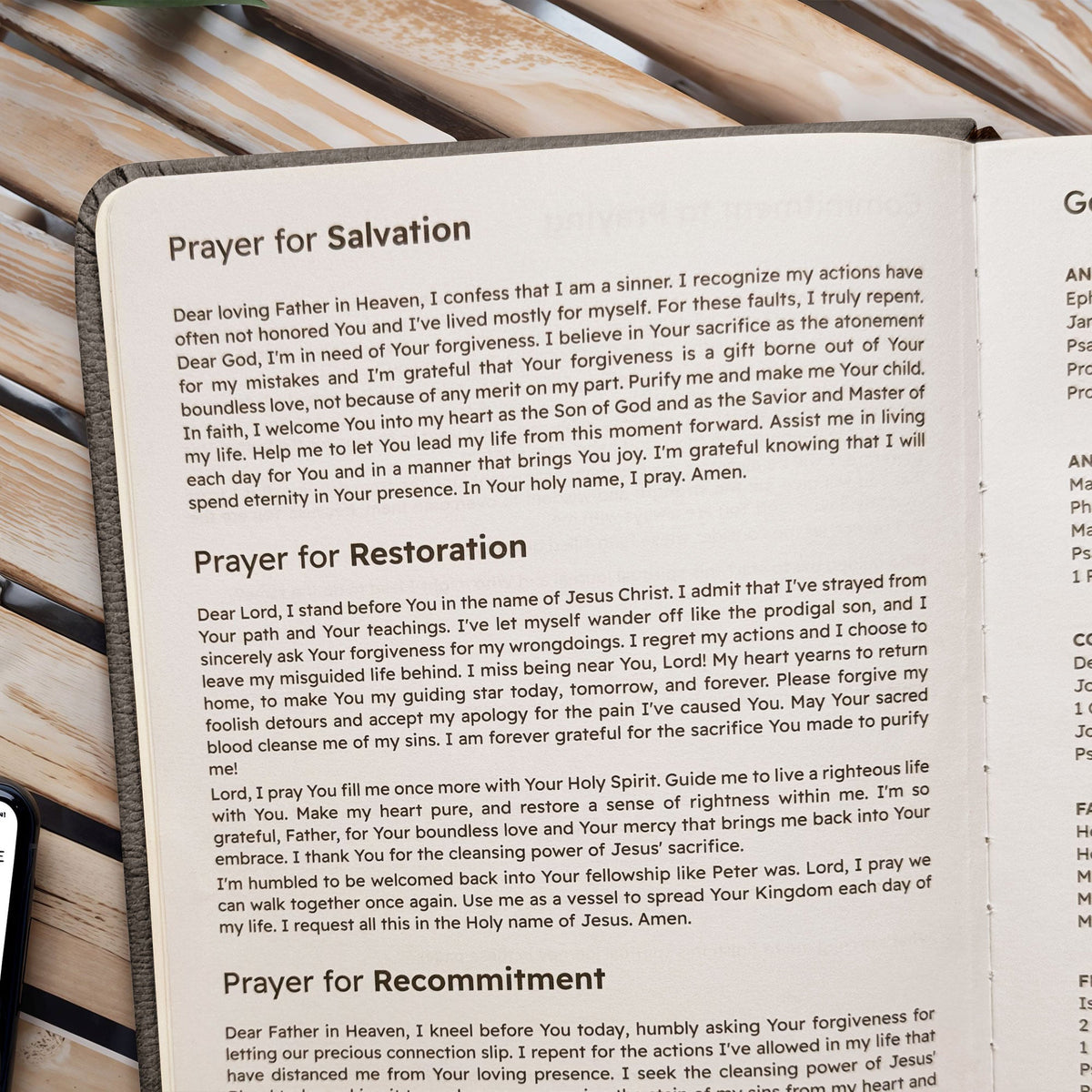 Guided - Proverbs 16:9 Leather Prayer Journal