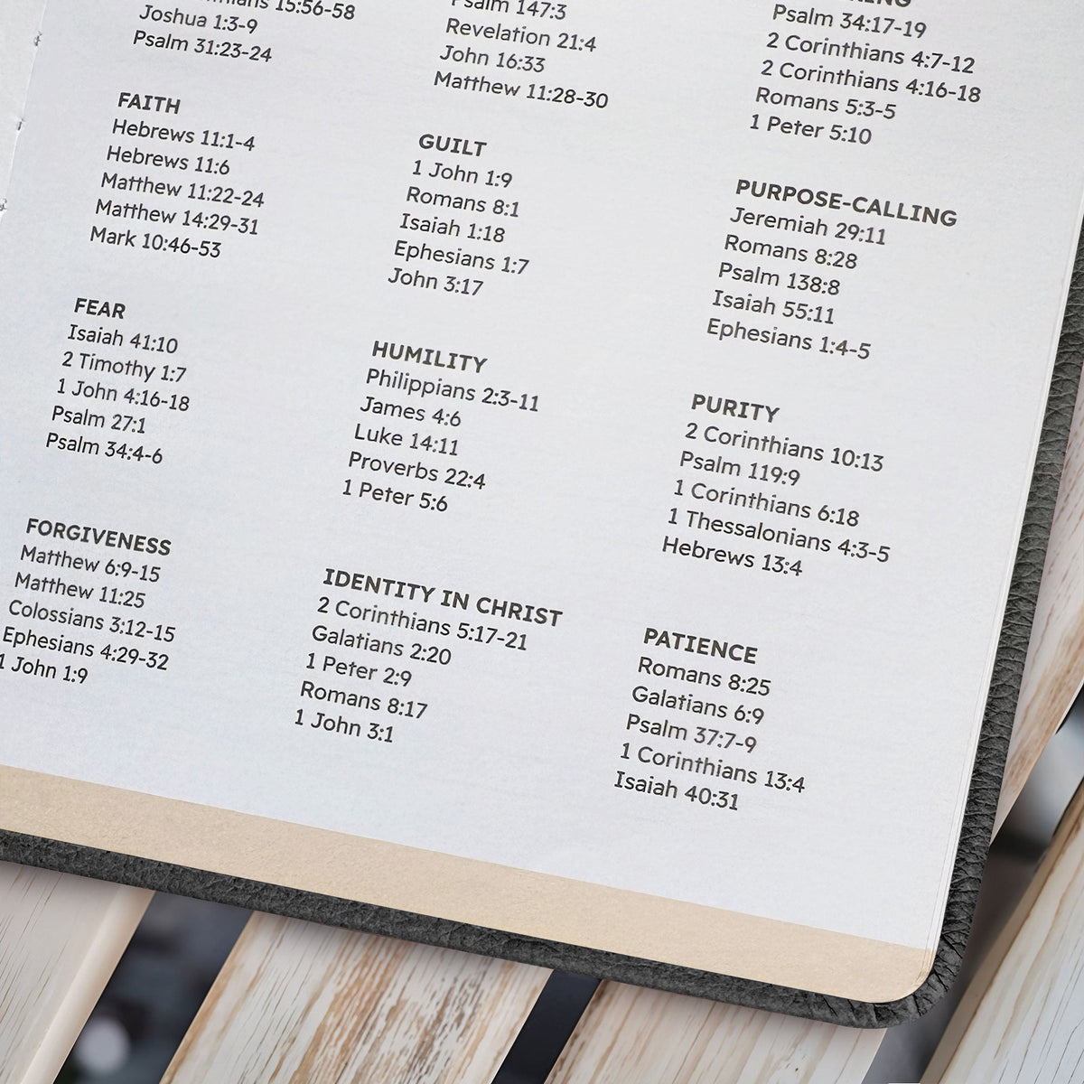 Guided - Proverbs 16:9 Leather Prayer Journal