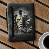 Guided - Proverbs 16:9 Leather Prayer Journal
