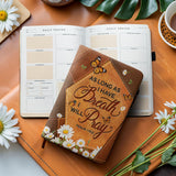 Breathe - Psalm 116:2 Leather Prayer Journal