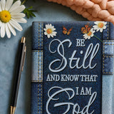 Reflect - Psalm 46:10 Leather Prayer Journal