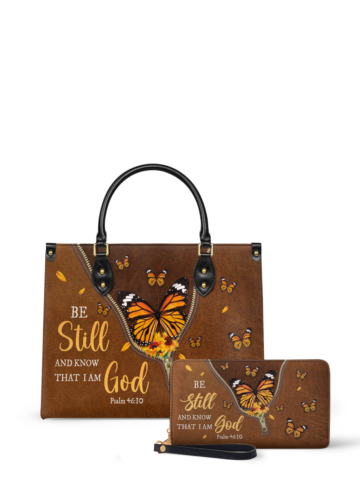 Serene - Psalm 46:10 Leather Handbag Deal