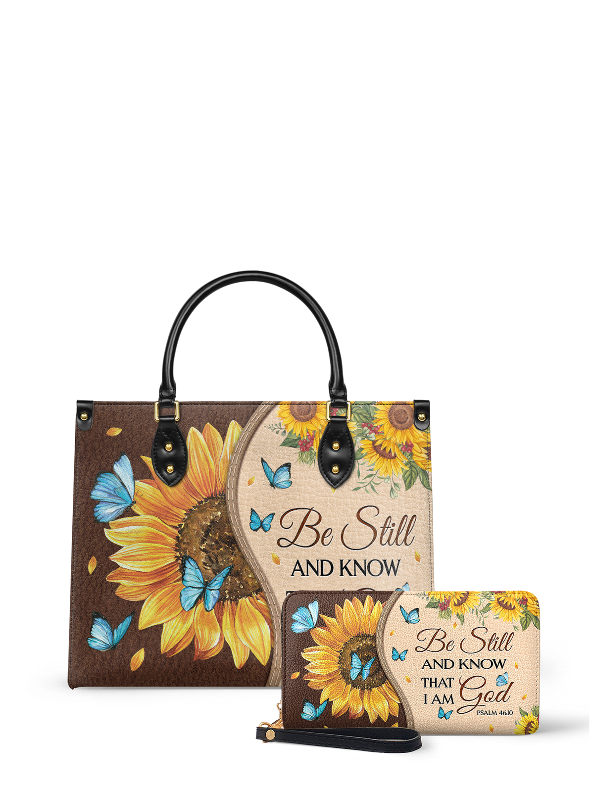 Presence - Psalm 46:10 Leather Handbag Deal