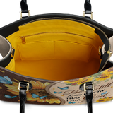 "Presence" - Psalm 46:10 Leather Handbag