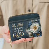 Be Still And Know That I Am God Psalm 46:10 Mini Wallet Deal