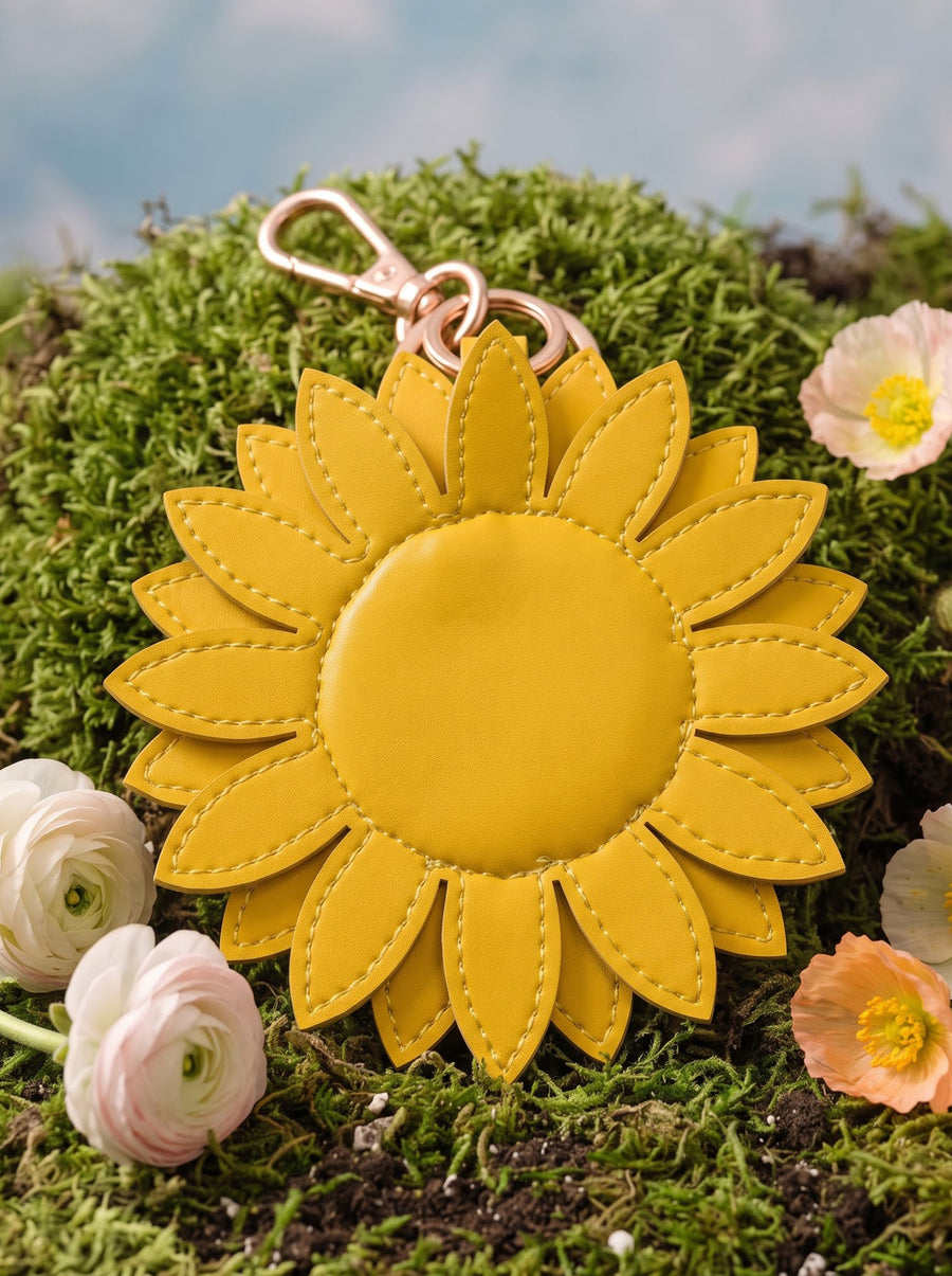 "Be Still & Know" - Sunflower Coin Purse Charm