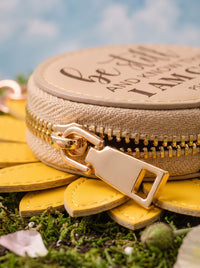 "Be Still & Know" - Sunflower Coin Purse Charm