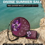 "Courage" Circle Crossbody Bag Deal