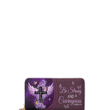 Courage - Joshua 1:9 Leather Wallet Deal