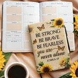 Bold - Joshua 1:9 Leather Prayer Journal