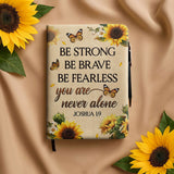 Bold - Joshua 1:9 Leather Prayer Journal