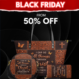 "Believe" - Philippians 4:13 Tote Bag – Essential Bundle