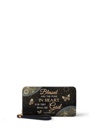 Pure - Matthew 5:8 Leather Wallet Deal