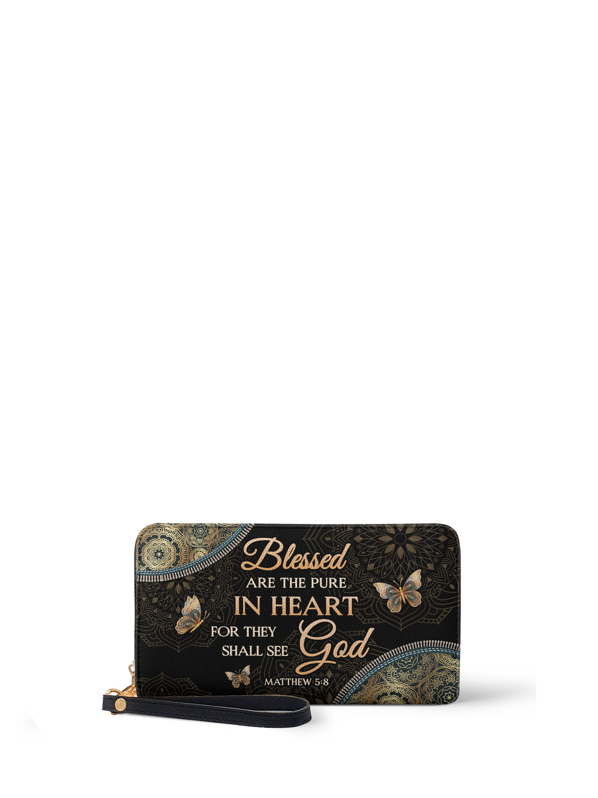 Pure - Matthew 5:8 Leather Wallet Deal