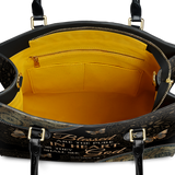 "Pure" - Matthew 5:8 Leather Handbag