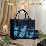 "Blessed" Leather Handbag Deal