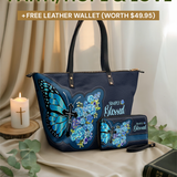 "Blessed" Leather Tote Bag Deal