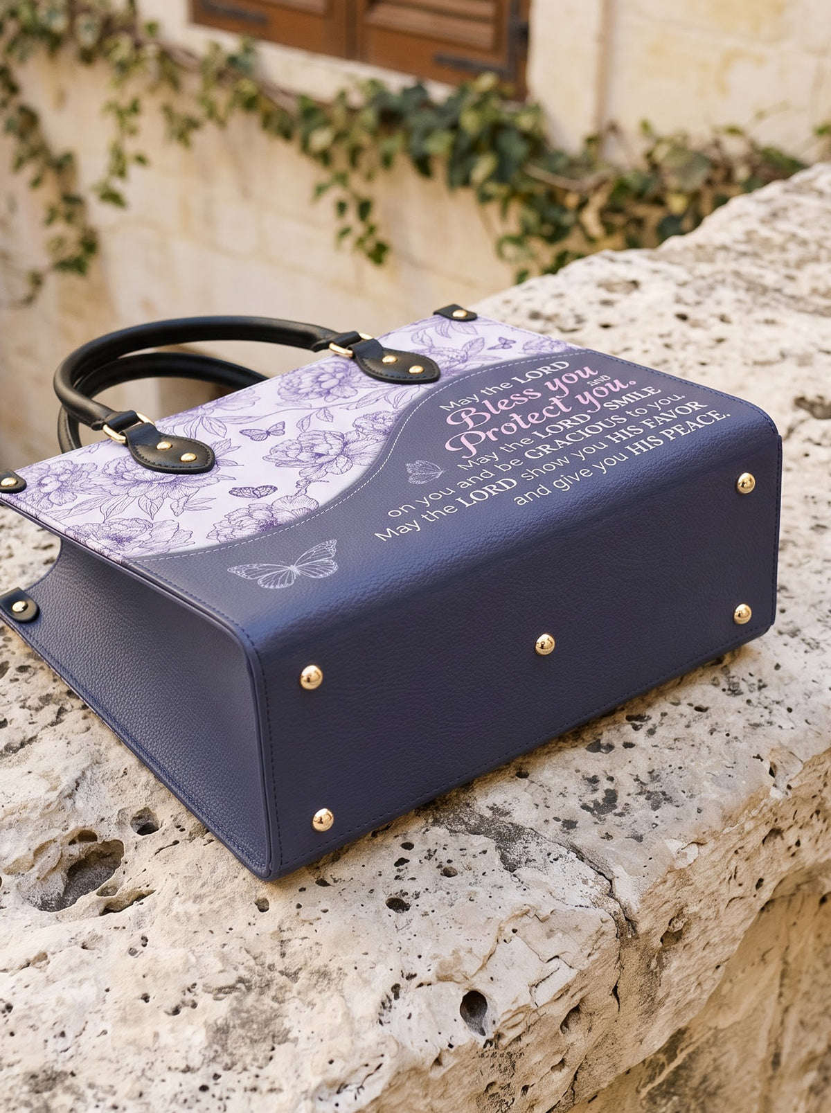 Blessing - Numbers 6:24-26 Deluxe Leather Handbag Pre-order