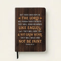 Wings - Isaiah 40:31 Leather Prayer Journal