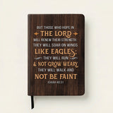 Wings - Isaiah 40:31 Leather Prayer Journal