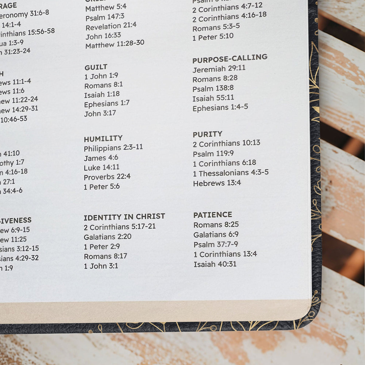 Healed - Isaiah 53:5 Leather Prayer Journal