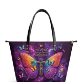 My Light - Psalm 27:1 Leather Tote Bag Preorder