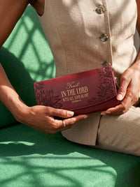 Undivided - Proverbs 3:5 Embossed Leather Wallet Pre-order