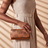 Tranquil - Psalm 46:10 Embossed Leather Wallet