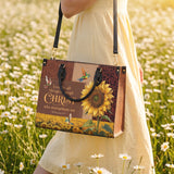 Dawn - Philippians 4:13 Deluxe Leather Handbag Pre-order