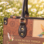 Dawn - Philippians 4:13 Deluxe Leather Handbag Pre-order