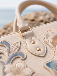 Walk By Faith - 2 Corinthians 5:7 Applique Leather Handbag Pre-order