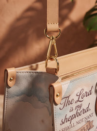 Every Promise - John 3:16 Applique Leather Handbag Pre-order