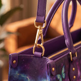 My Light - Psalm 27:1 Applique Leather Handbag