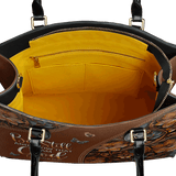 "Stillness" - Psalm 46:10 Leather Handbag