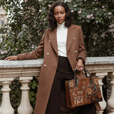 "Stillness" - Psalm 46:10 Leather Handbag