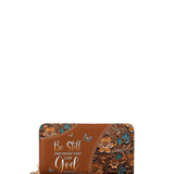 Stillness - Psalm 46:10 Leather Wallet Deal