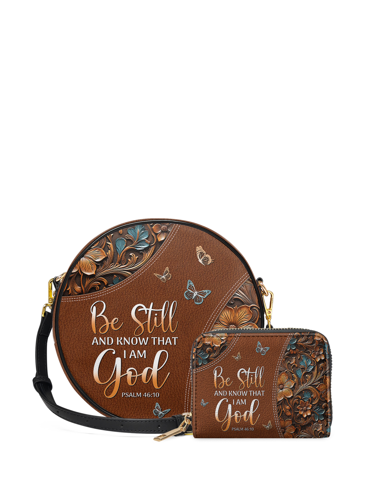Stillness - Psalm 46:10 Circle Crossbody Bag Deal