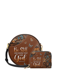 Stillness - Psalm 46:10 Circle Crossbody Bag Deal