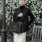 "Trust" - Proverbs 3:5 Leather Handbag