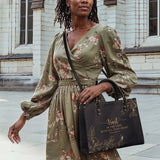Trust - Proverbs 3:5 Leather Handbag