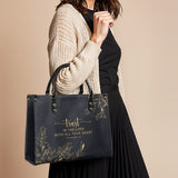 Trust - Proverbs 3:5 Leather Handbag
