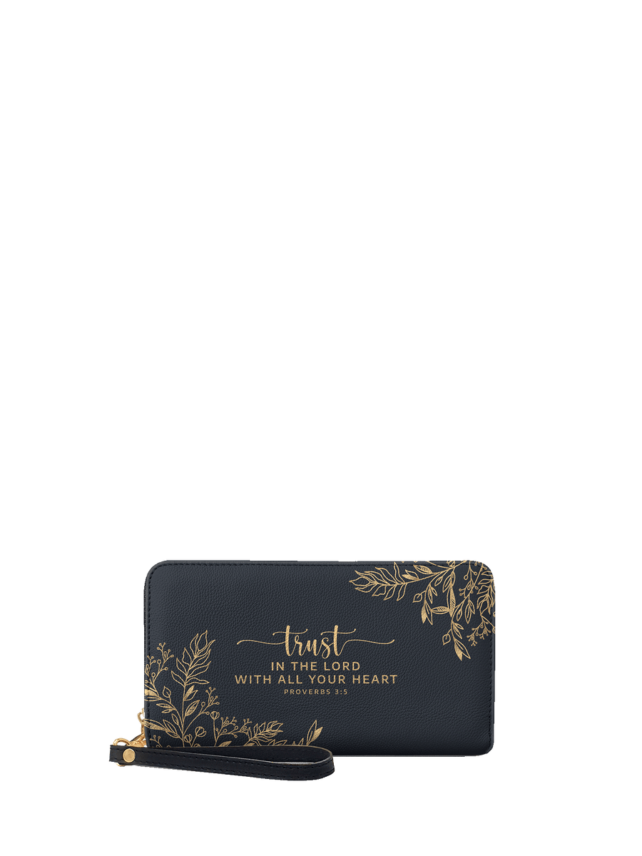 Trust - Proverbs 3:5 Leather Wallet Deal