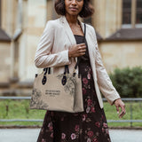 "Complete" - Isaiah 53:5 Leather Handbag