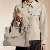 "Complete" - Isaiah 53:5 Leather Handbag