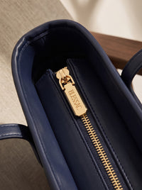 Faith Over Fear - Embossed Leather Tote