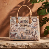Every Promise - John 3:16 Applique Leather Handbag