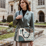 "Poise" - 2 Timothy 1:7 Leather Handbag