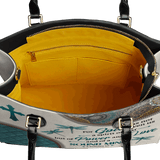 "Poise" - 2 Timothy 1:7 Leather Handbag